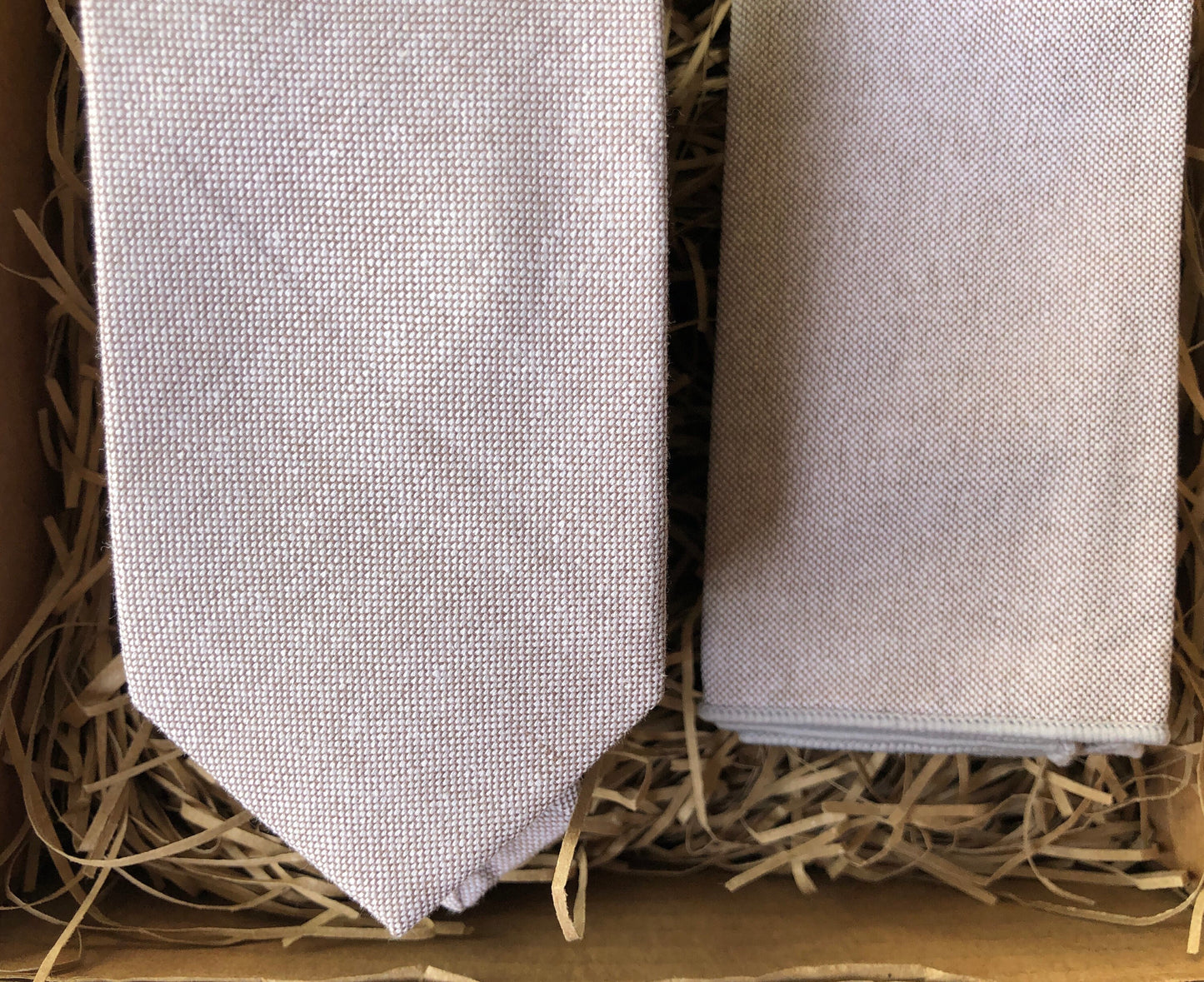 The Oat Set: Cream/Beige Linen Tie and Pocket Square, Oat Tie Set, Men's Gifts, Wedding Ties, Groomsmen Gifts, Linen Mix Tie, Cream Tie Set